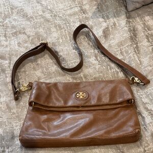 Tory Burch Tan Leather Crossbody Bag